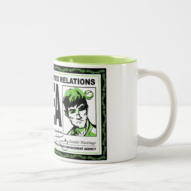 Taza híbrida de la insignia de la tierra HEA (Derecha)