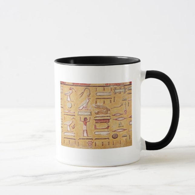 Taza Hieroglyphics, de la tumba de Seti I (Derecha)