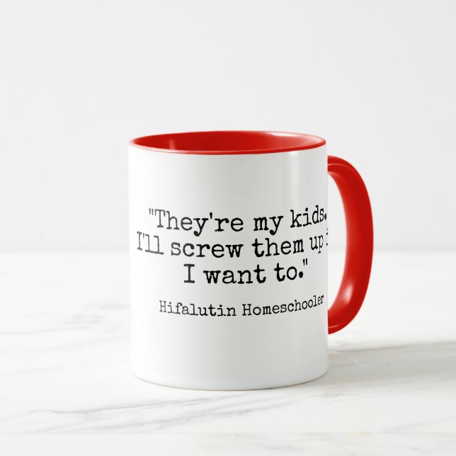 Taza Hifalutin de Homeschool (Anverso derecho)