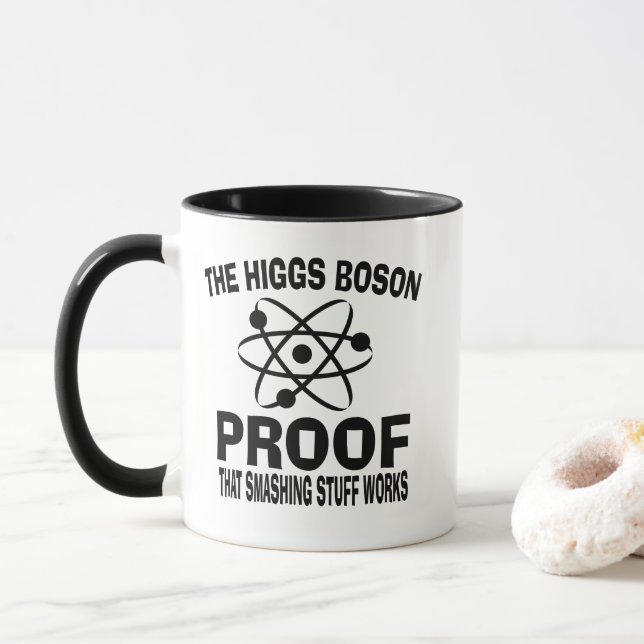 Taza Higgs Boson Funciona (Con donut)