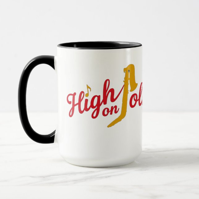 Taza High on Polkas Logo Mug (Izquierda)