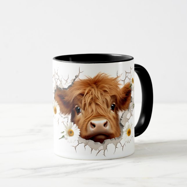 Taza Highland Cow (Anverso derecho)