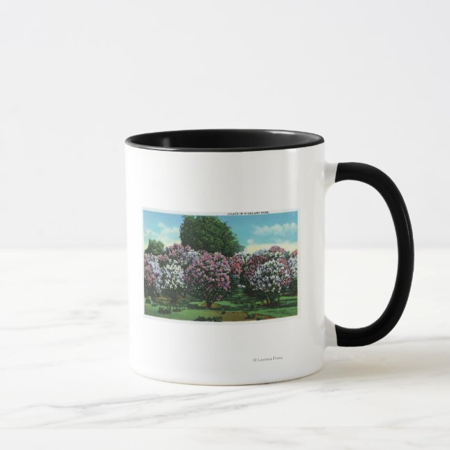 Taza Highland Park Lilacs en Bloom (Derecha)
