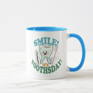 Taza Higienista dental del dentista divertido