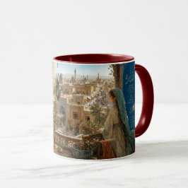Taza Hija del jarrón persa del arte del patio del bazar