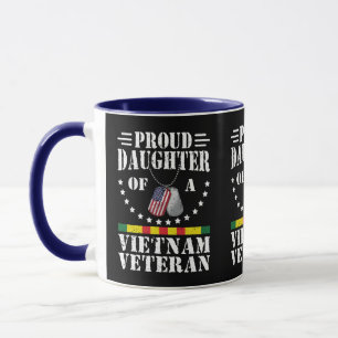 Taza Hija Orgullosa De Un Veterano De Vietnam Regalo Pa