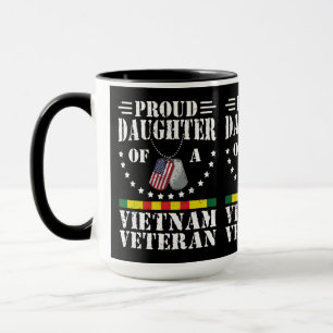 Taza Hija Orgullosa De Un Veterano De Vietnam Regalo Pa