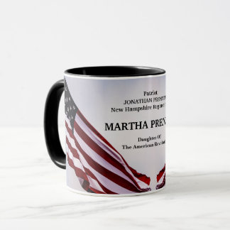 Taza Hija Patriótica De La Revolución Estadounidense