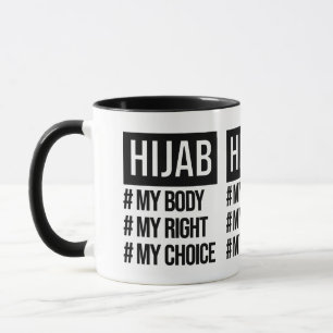 Taza Hijab - Mi cuerpo - Mi elección - Feminista islá