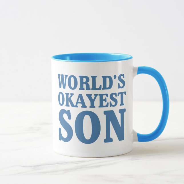 Taza Hijo de Okayest del mundo (Derecha)