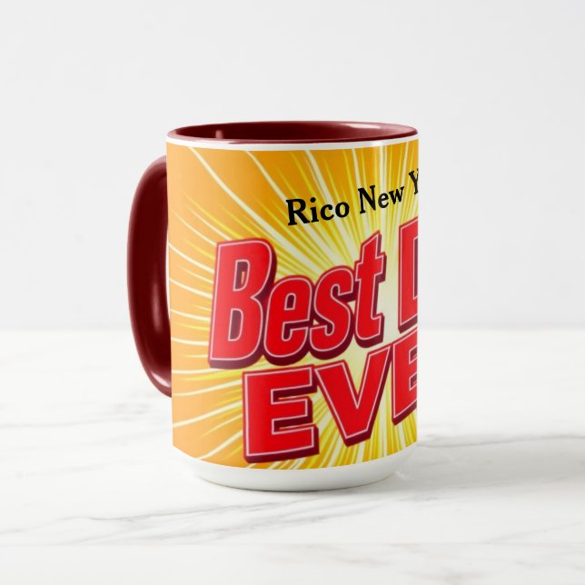 Taza Hilarious Funny Dad Coffee Mug | Personalized (Anverso izquierdo)