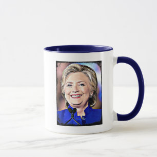 Taza Hilary Clinton Memorabilia Keepsake Coffee Mug