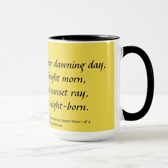 Taza Himno de la acción de gracias (Derecha)