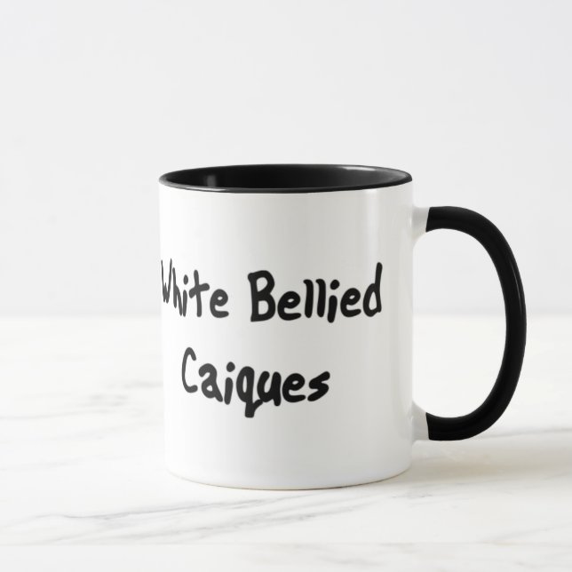 Taza hinchada blanco de los caiques (Derecha)