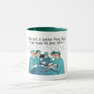 Taza hip Feng shui médica higiénico juego de palabras