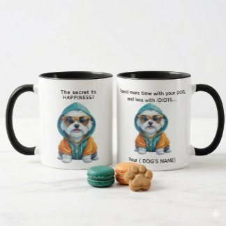 Taza Hip-Hop Maltés – Regalo Divertido para Mamá/Papá P