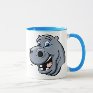 Taza Hipopótamo del dibujo animado