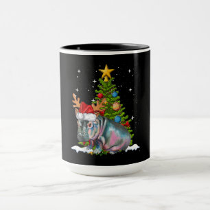 Taza Hippo Fiona Árbol de Navidad Hippopótamo