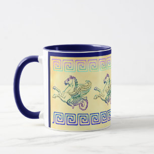 Taza Hippocampus Mar Caballo Vintage Art Coffee Mug