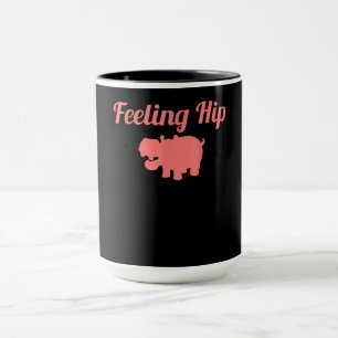 Taza Hippopótamo Hippopótamo Gracioso Hippo Regalos par