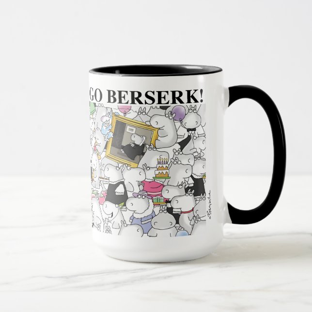 Taza ¡HIPPOS VAMOS BERSERK! Sandra Boynton (Derecha)