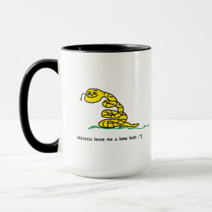 Taza Hisssss Déjame Solo Muchachos Parodia de Gadsden