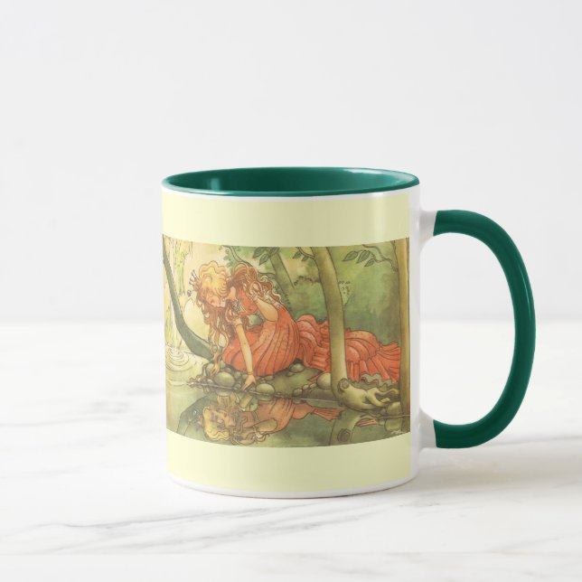 Taza Historia de hadas de la época, princesa de príncip (Derecha)