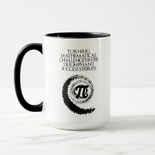 Taza Historias de Éxito Triunfante en Desafíos Matemáti