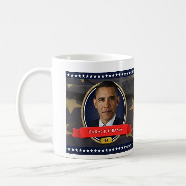 Taza histórica de Barack Obama (Izquierda)