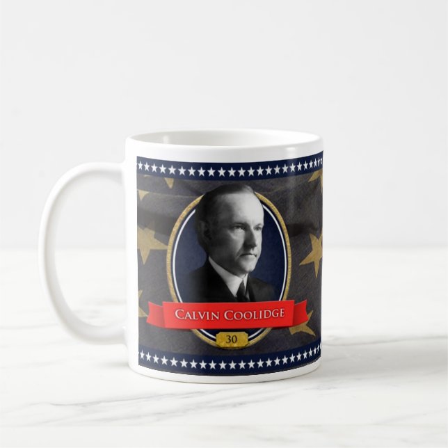 Taza histórica de Calvin Coolidge (Izquierda)