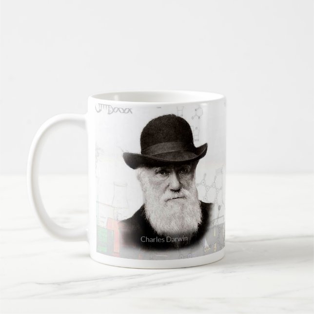 Taza histórica de Charles Darwin (Izquierda)