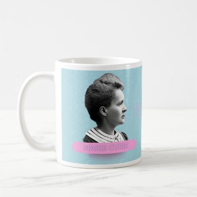 Taza histórica de Marie Curie (Izquierda)
