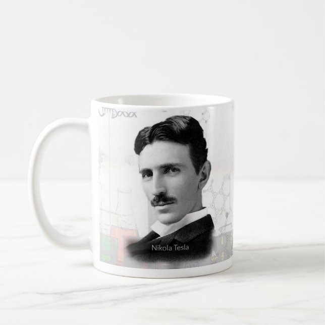 Taza histórica de Nikola Tesla (Izquierda)