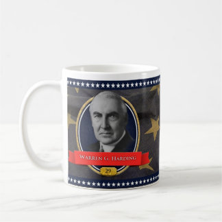 Taza histórica de Warren G. Harding