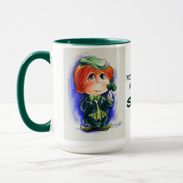 Taza Hizo Que Mis Ojos Irlandeses Sonaran Mug (Izquierda)