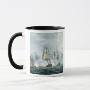 Taza HMS Sirius, capitán Rowse que dedica un Squadr