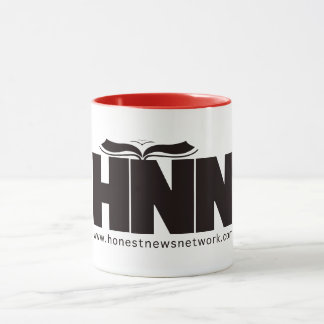 Taza HNN Blanco, Negro y Rojo Trimmed Mug