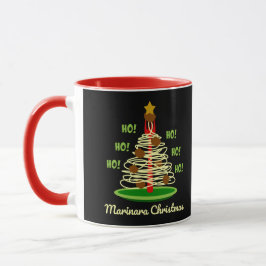 Taza ¡Ho! ¡Ho! ¡Ho! Árbol de pasta de los Navidades de 