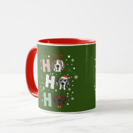 Taza Ho Ho Ho Ho Great Dane Feliz Navidad