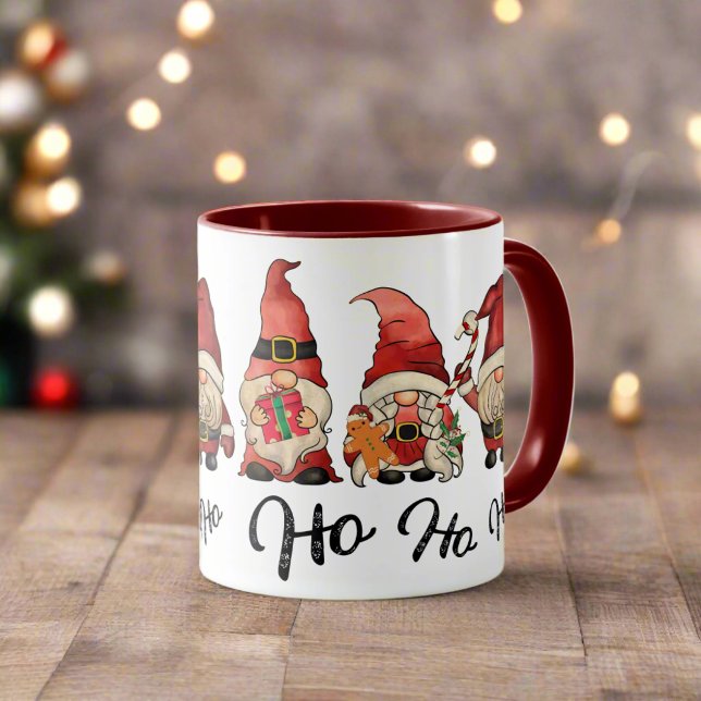 Taza ¡Ho Ho Ho Ho Ho Ho! Navidades nórdicos de los gnom (Subido por el creador)
