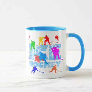 Taza Hockey sobre hielo divertido elegante