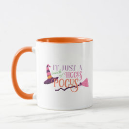 Taza Hocus de bruja Pastel Pocus Halloween Gorra Brooms
