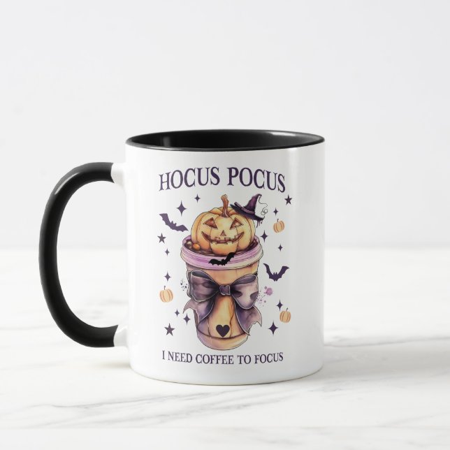 Taza Hocus Pocus Café Mug con Coquette Bow (Izquierda)