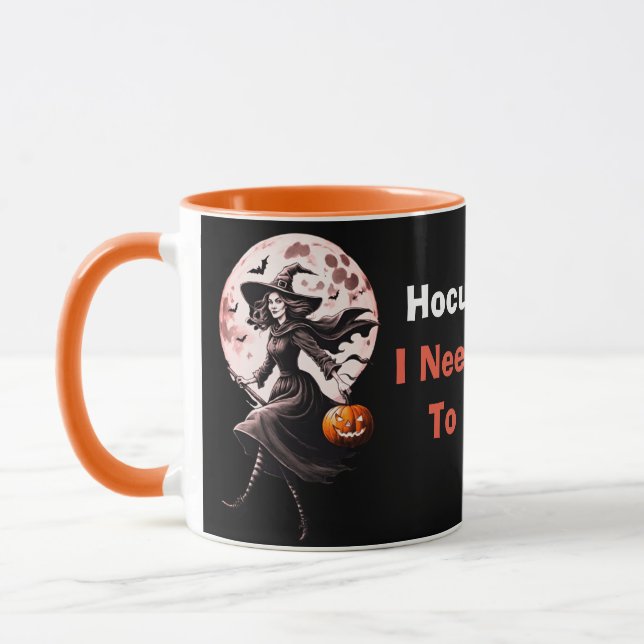 Taza Hocus Pocus Cute bruja moderna de Halloween y pump (Izquierda)