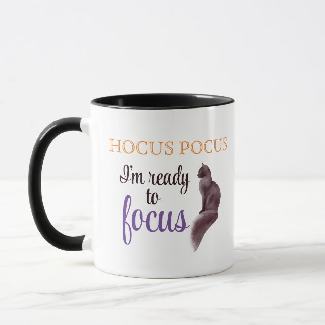 Taza Hocus Pocus Estoy listo para enfocarme (Izquierda)
