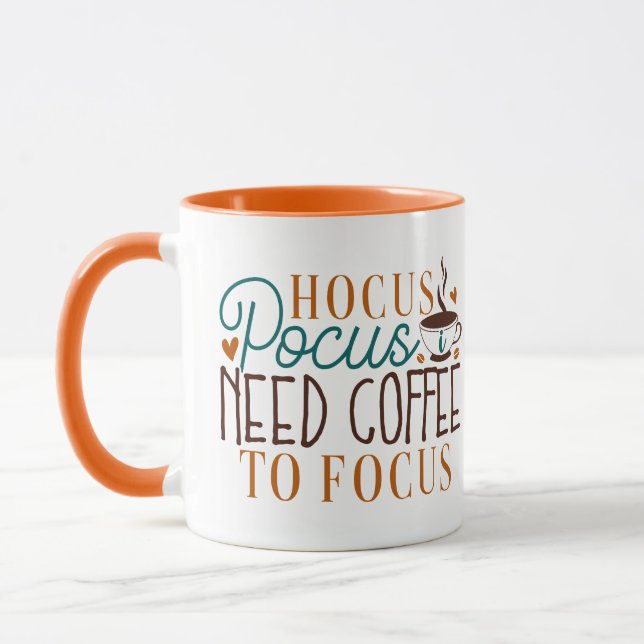 Taza Hocus Pocus Modern Funny Coffee Halloween (Izquierda)