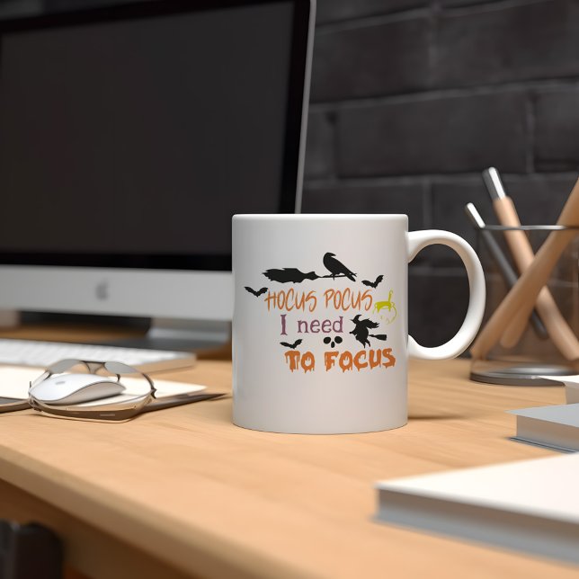 Taza Hocus Pocus Naranja moderno Halloween Mug (Subido por el creador)