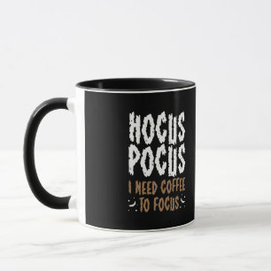 Taza Hocus Pocus Necesito Café Para Centrarme En Hallo