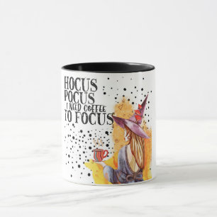 Taza Hocus Pocus Necesito Café Para Enfocarme