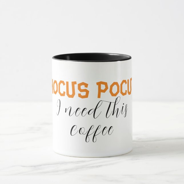 Taza hocus pocus necesito este café (Centro)